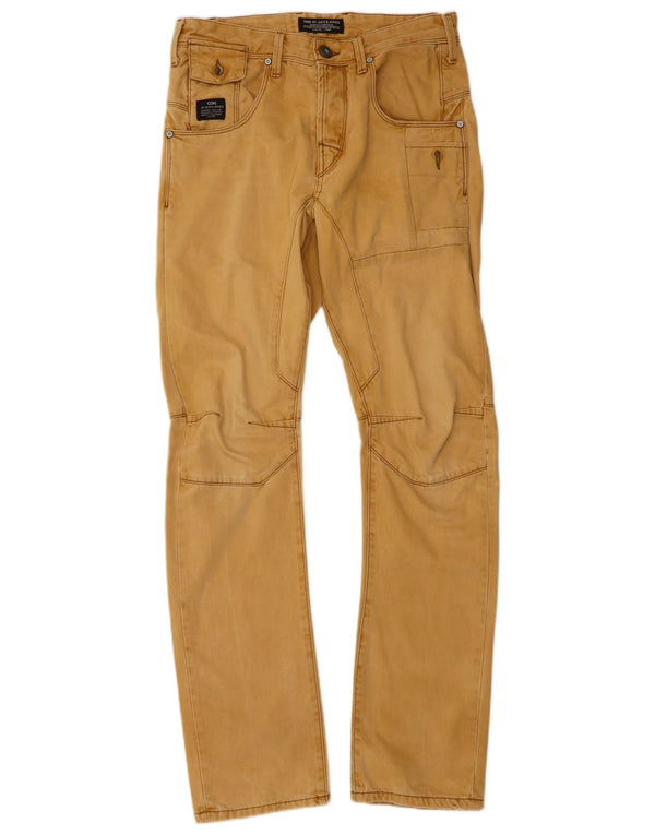 Męskie proste spodnie JACK & JONES Stan Anti Fit W29 L32 beżowe