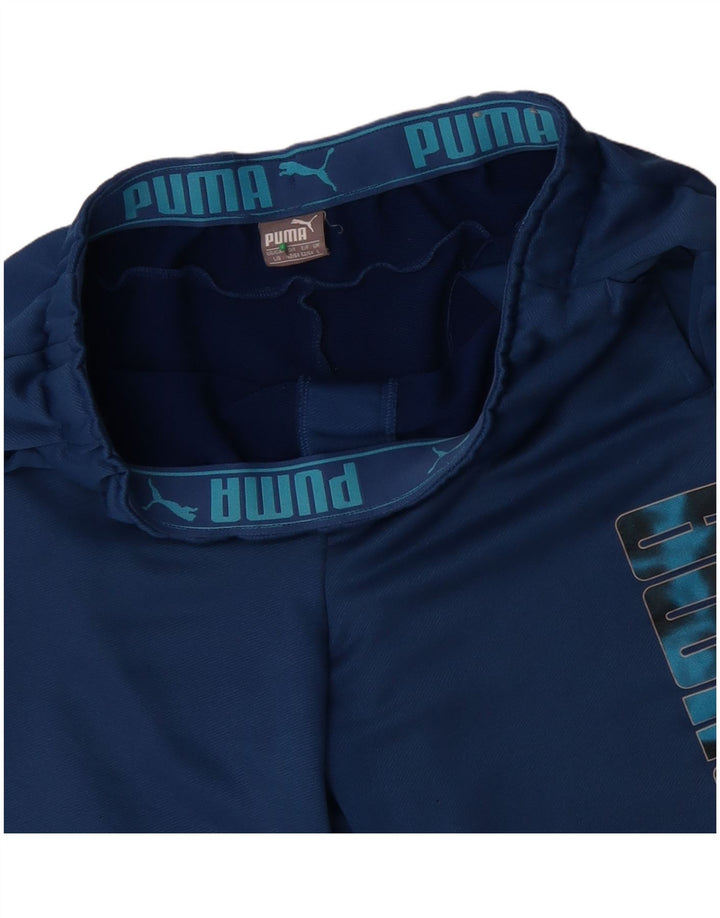 Męskie spodenki sportowe Puma Graphic, duże, niebieskie