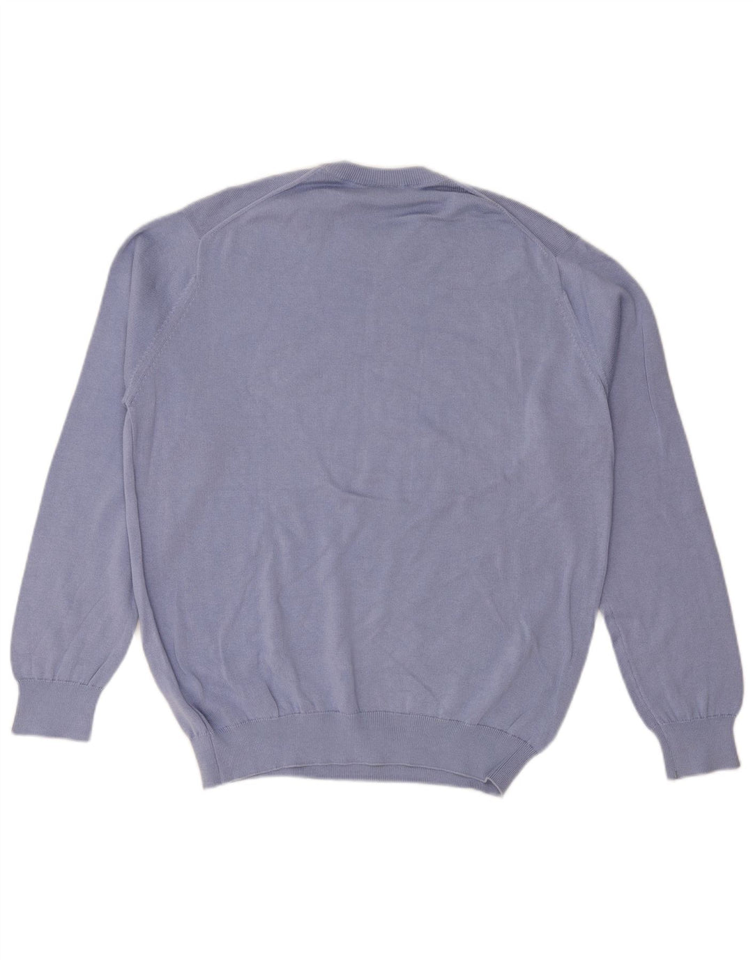 Męski sweter z okrągłym dekoltem LACOSTE, rozmiar 5, duży, niebieski, bawełniany