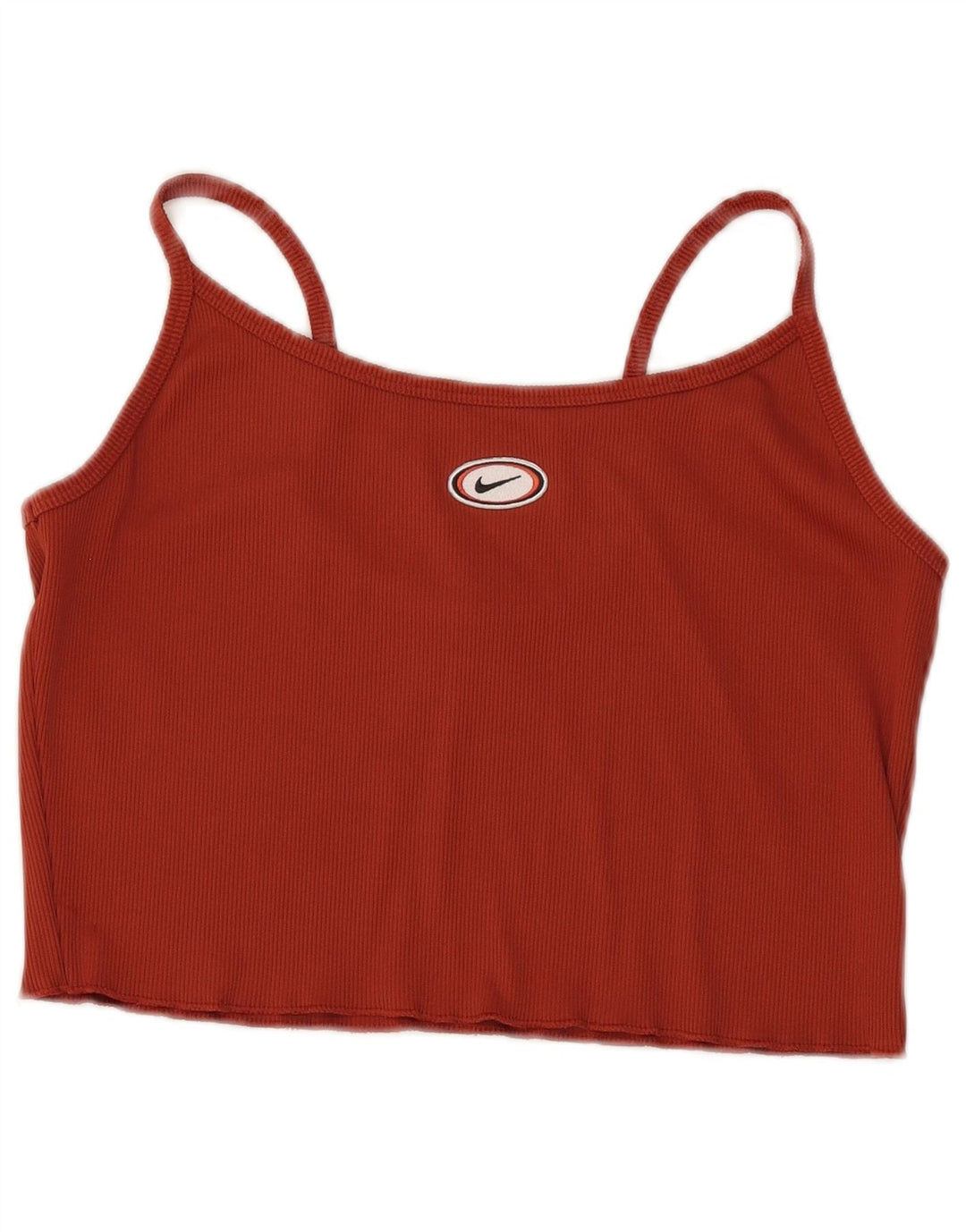 Damski top na ramiączkach NIKE, UK 14, duży, bordowy poliester