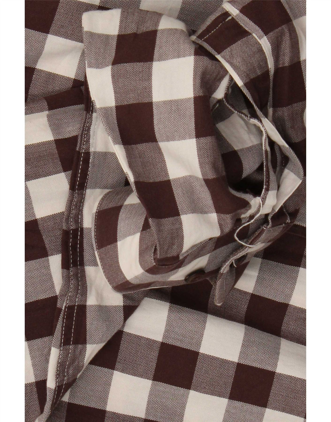 Koszula męska Zara Slim Fit, duża, brązowa kratka