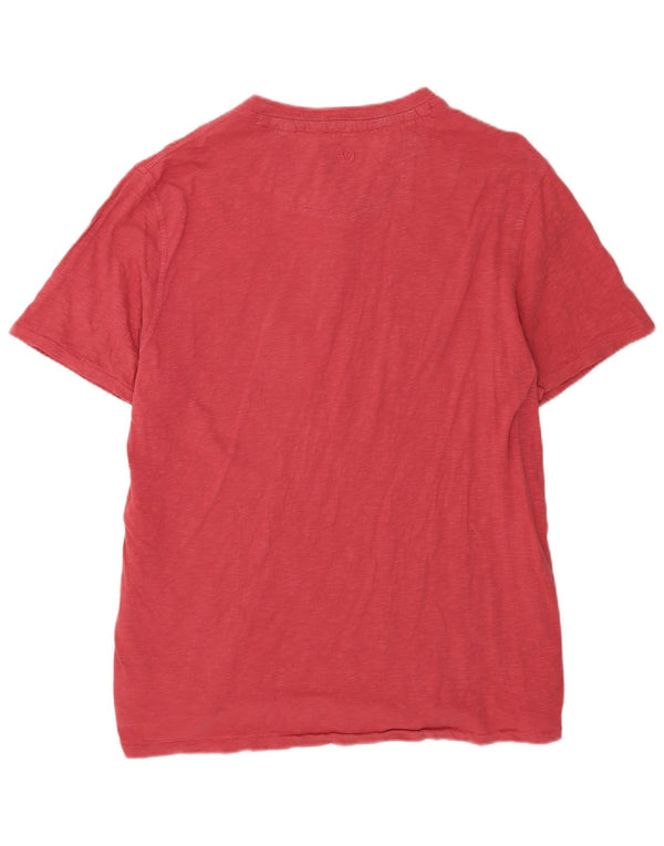 T-shirt męski Fat Face Top 2XL, czerwony, bawełniany