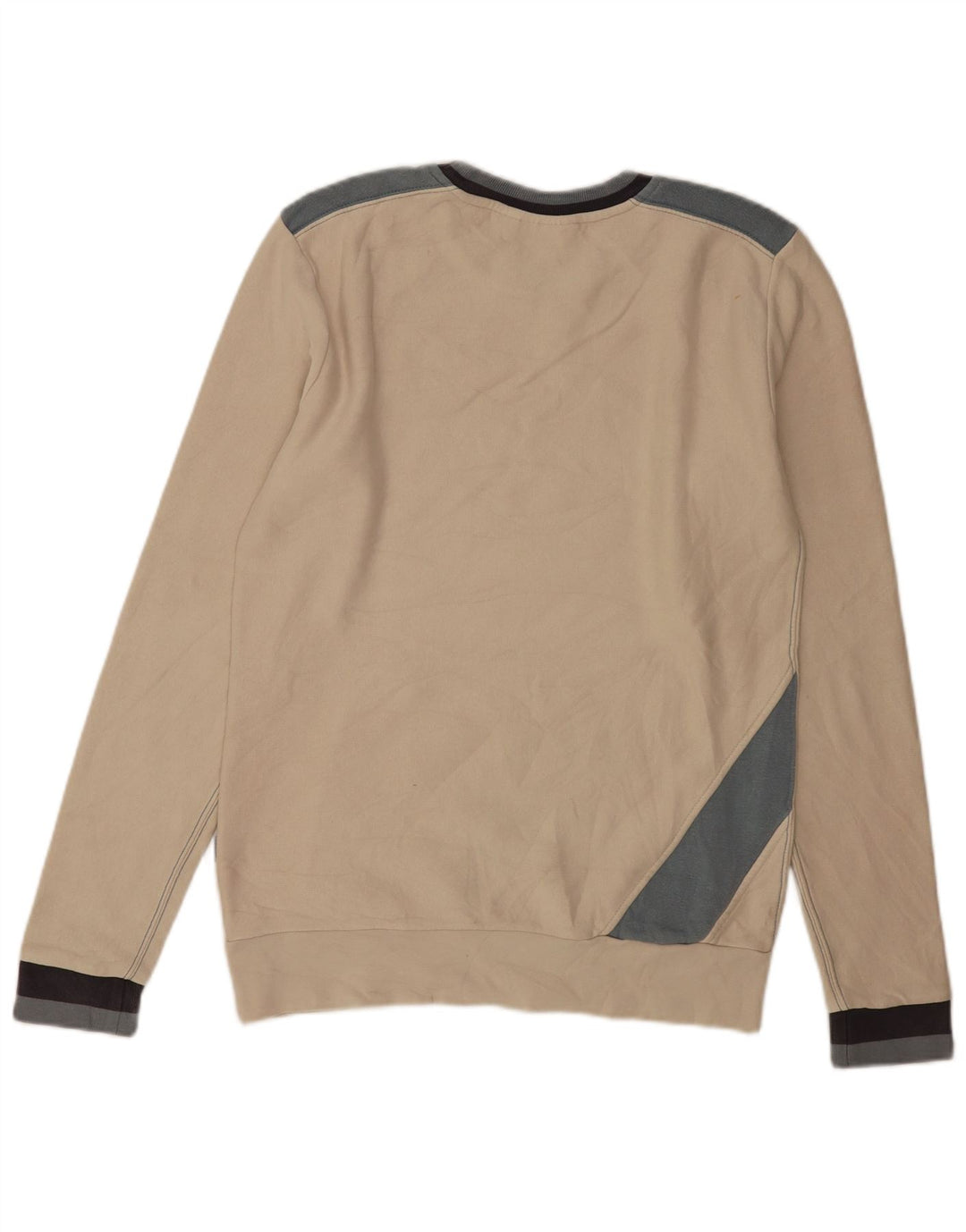 Męska bluza z grafiką Puma, mała, złamana biel, blok kolorów