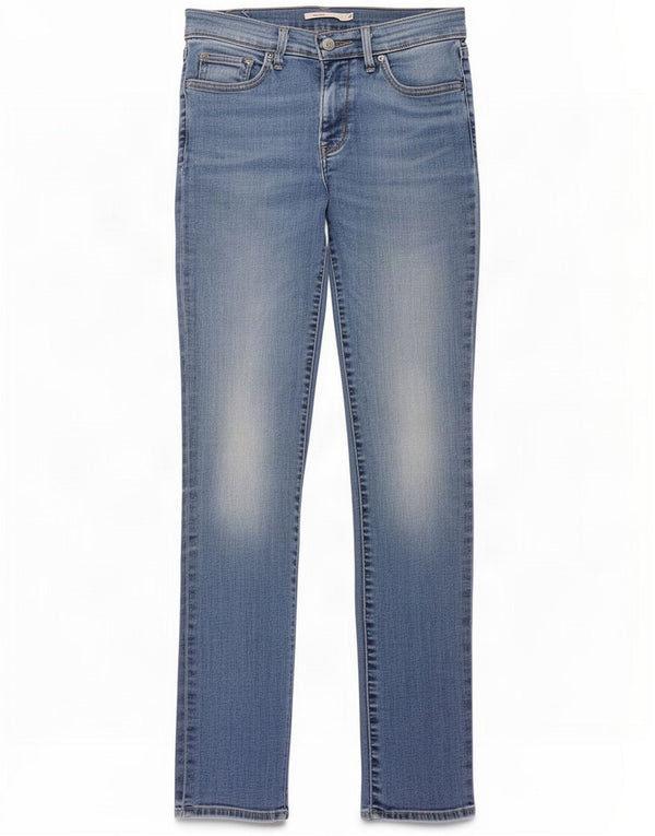 Levi's Womens 312 Shaping Skinny Jeans W29 L32 Blue Cotton