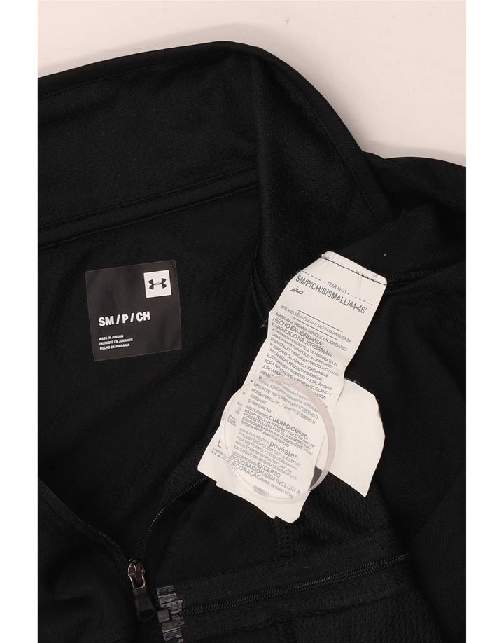 Męska kurtka dresowa Under Armour, mała, czarna, z poliestru