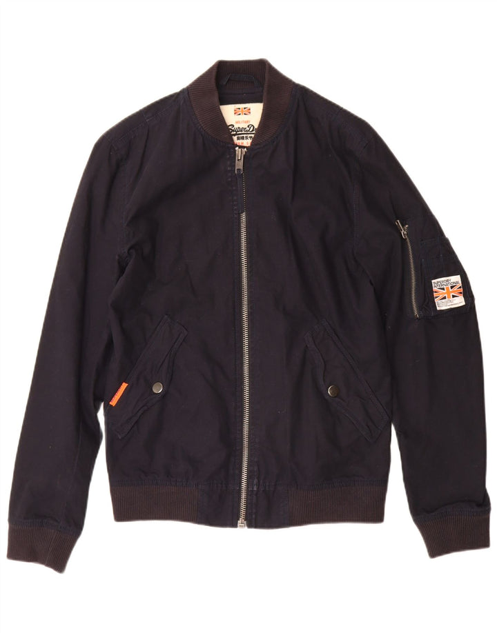 Męska kurtka bomber Superdry UK 36, mała granatowa