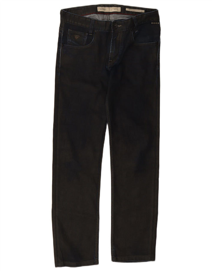 Jeansy damskie Guess Slim Tapered W30 L29 Granatowe