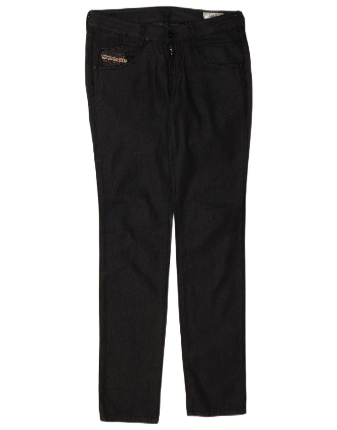 Damskie jeansy Diesel Clush Slim W27 L32 Czarne bawełniane