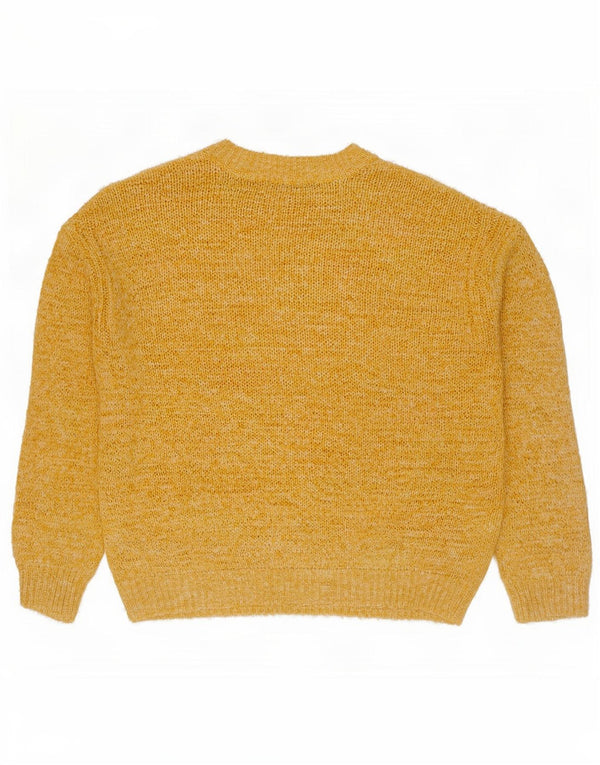 Sweter damski Marks & Spencer z okrągłym dekoltem, UK 14, średni żółty