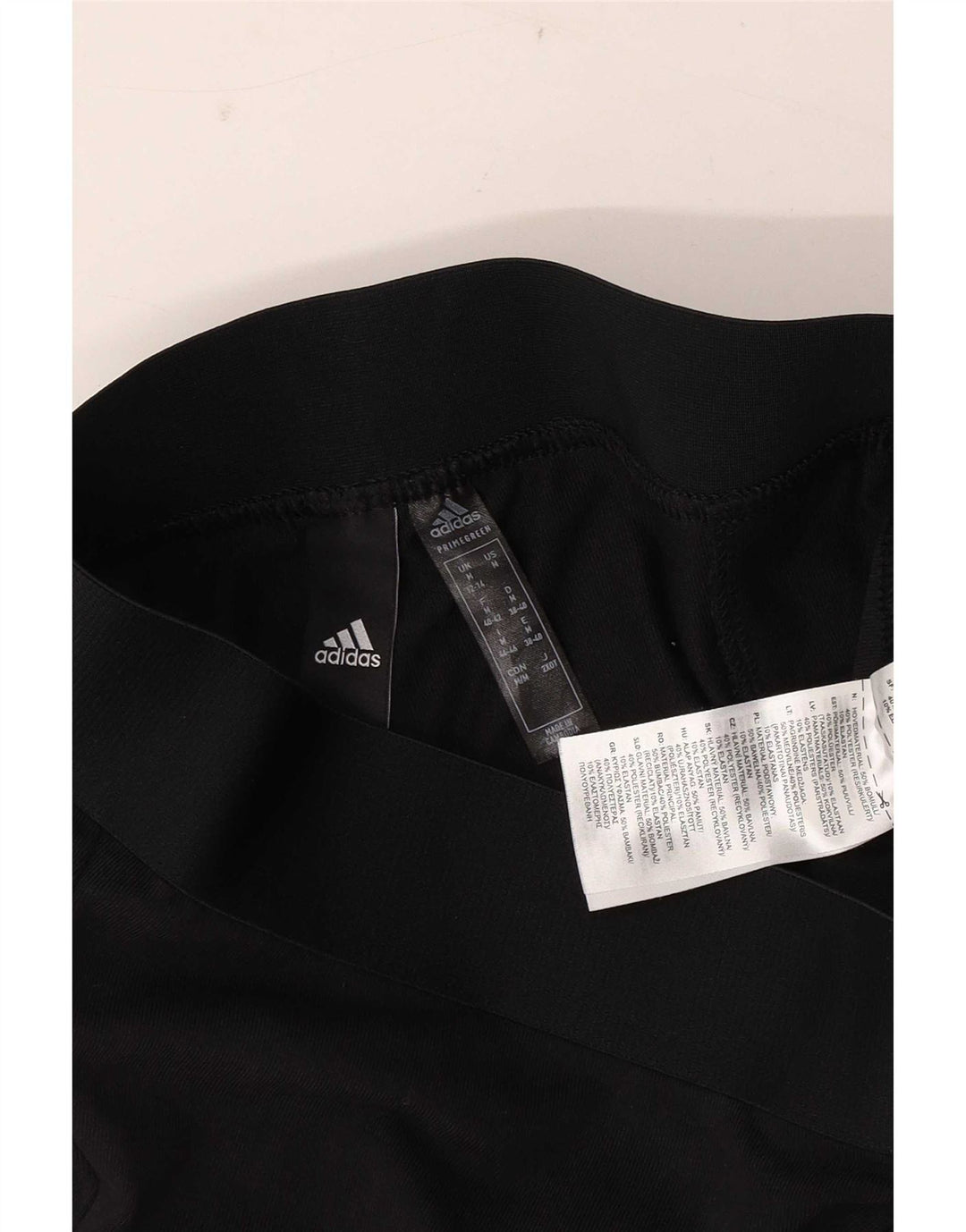 Damskie legginsy Adidas Graphic UK 12/14 Średnia czarna bawełna