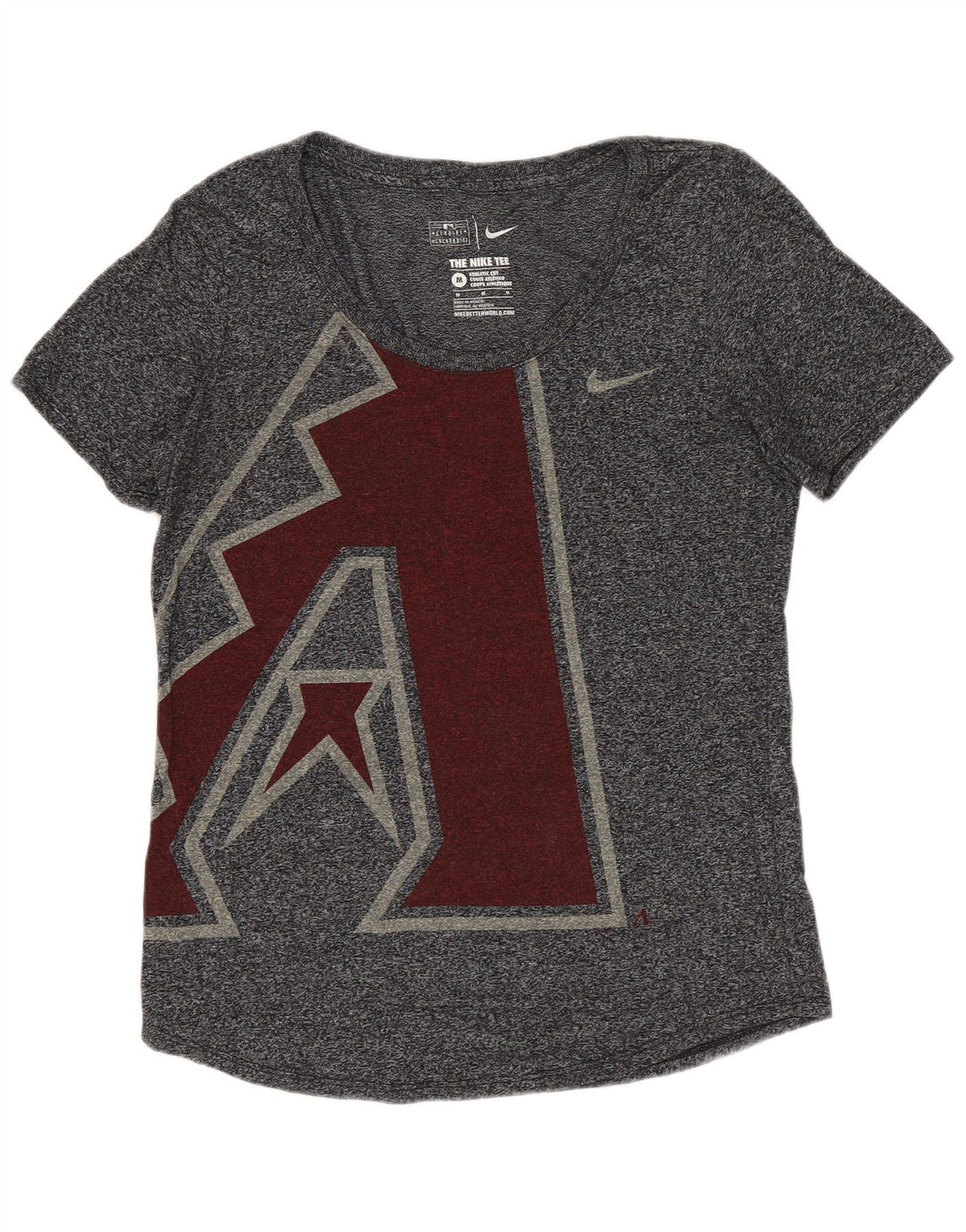 Damski T-shirt NIKE Arizona Diamondbacks Graphic Top UK 12 Średni Szary