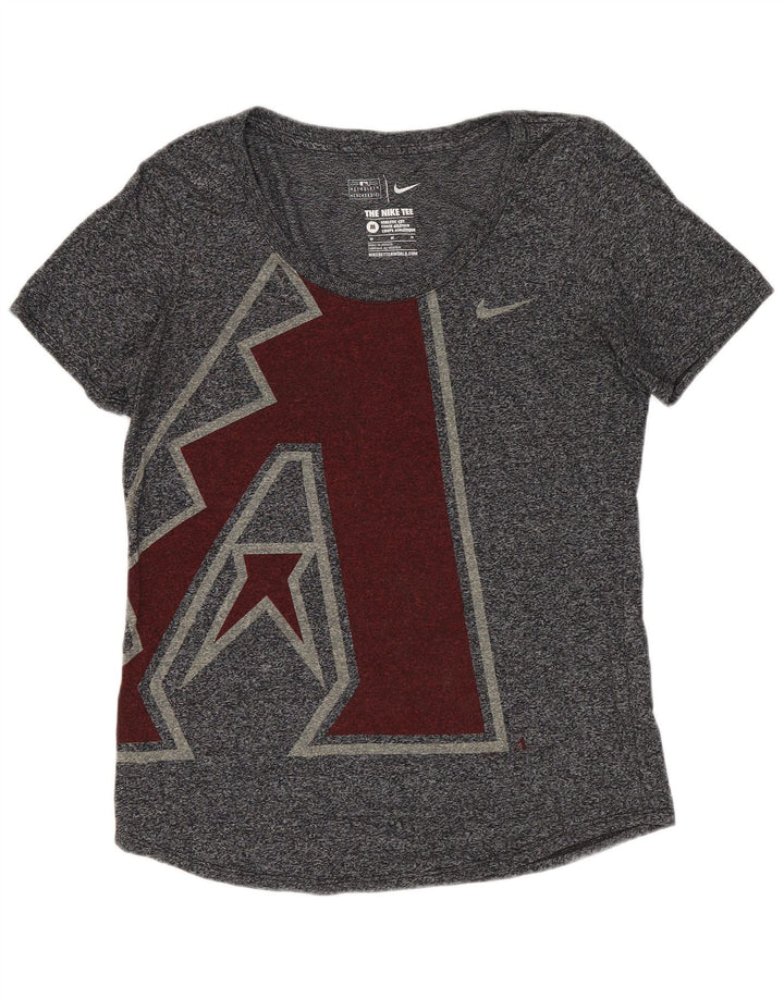 Damski T-shirt NIKE Arizona Diamondbacks Graphic Top UK 12 Średni Szary