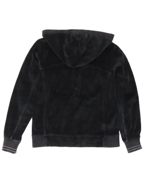 Sweter damski Champion Easy Fit Velvet Zip Hoodie Sweter UK 10 Small Navy Blue
