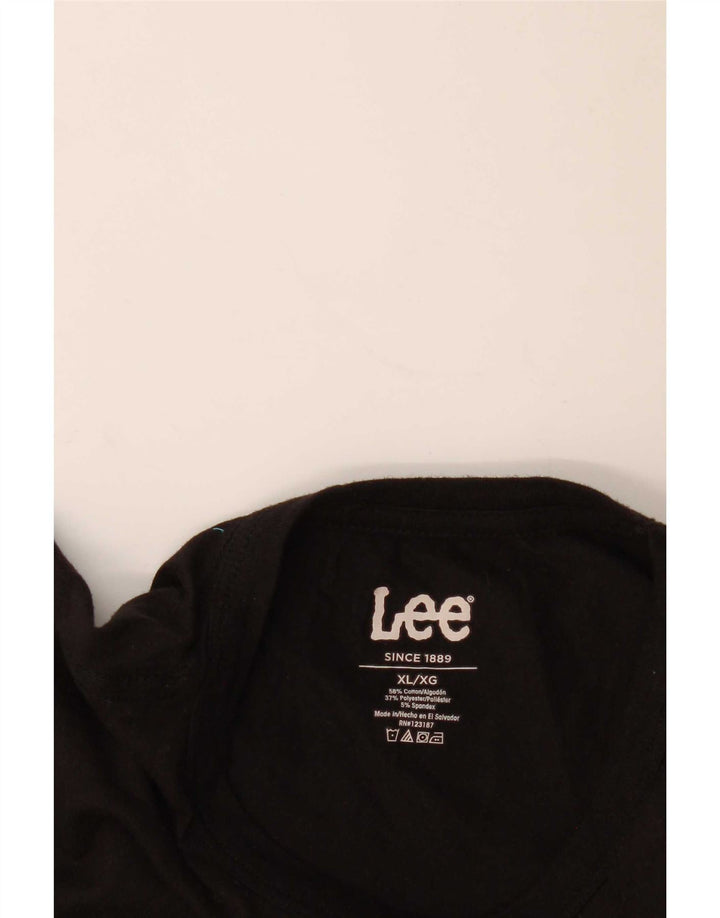 T-shirt męski Lee XL, bawełniany w czarne paski