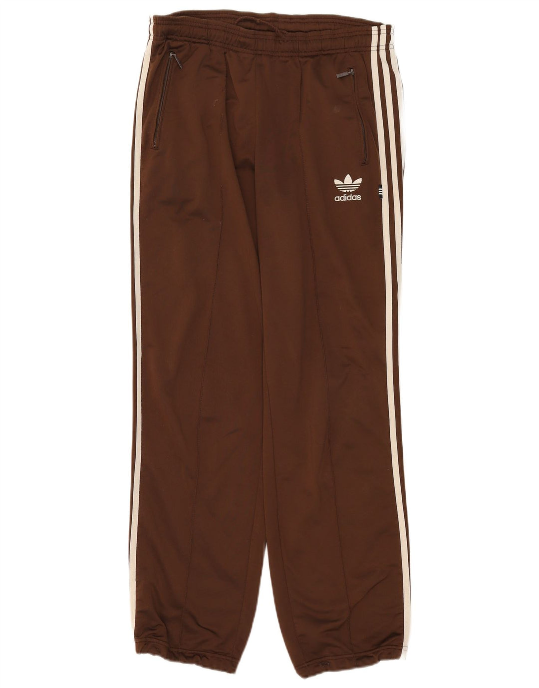 Męskie spodnie dresowe Adidas Joggers UK 38/40 Średni brązowy poliester