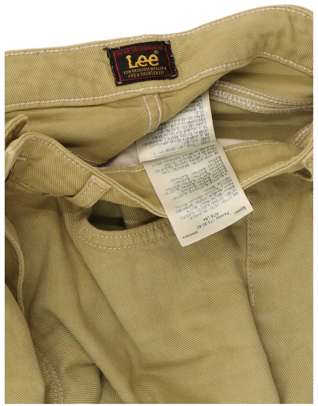 Damskie jeansy Lee Carol Straight W30 L26 Zielone bawełniane