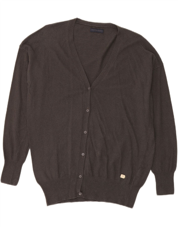 Męski sweter rozpinany Trussardi XL, szara wiskoza