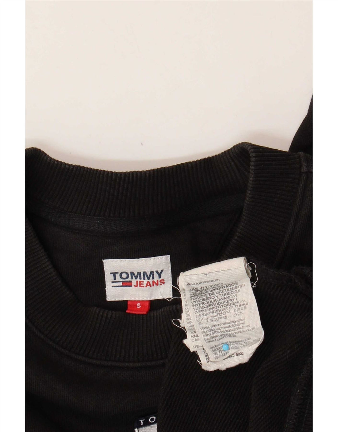 Damska bluza oversize Tommy Hilfiger Crop UK 10 Small Black