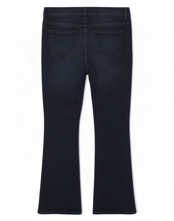 Marks & Spencer Męskie jeansy slim flared UK 16 Large W34 L30 Granatowa bawełna