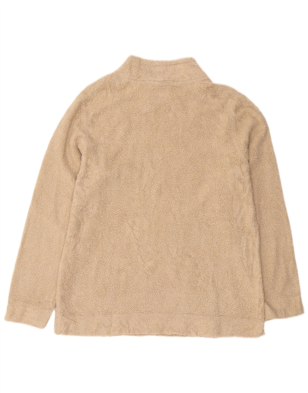 Damski sweter polarowy L.L.Bean UK 14, średni beż, akryl