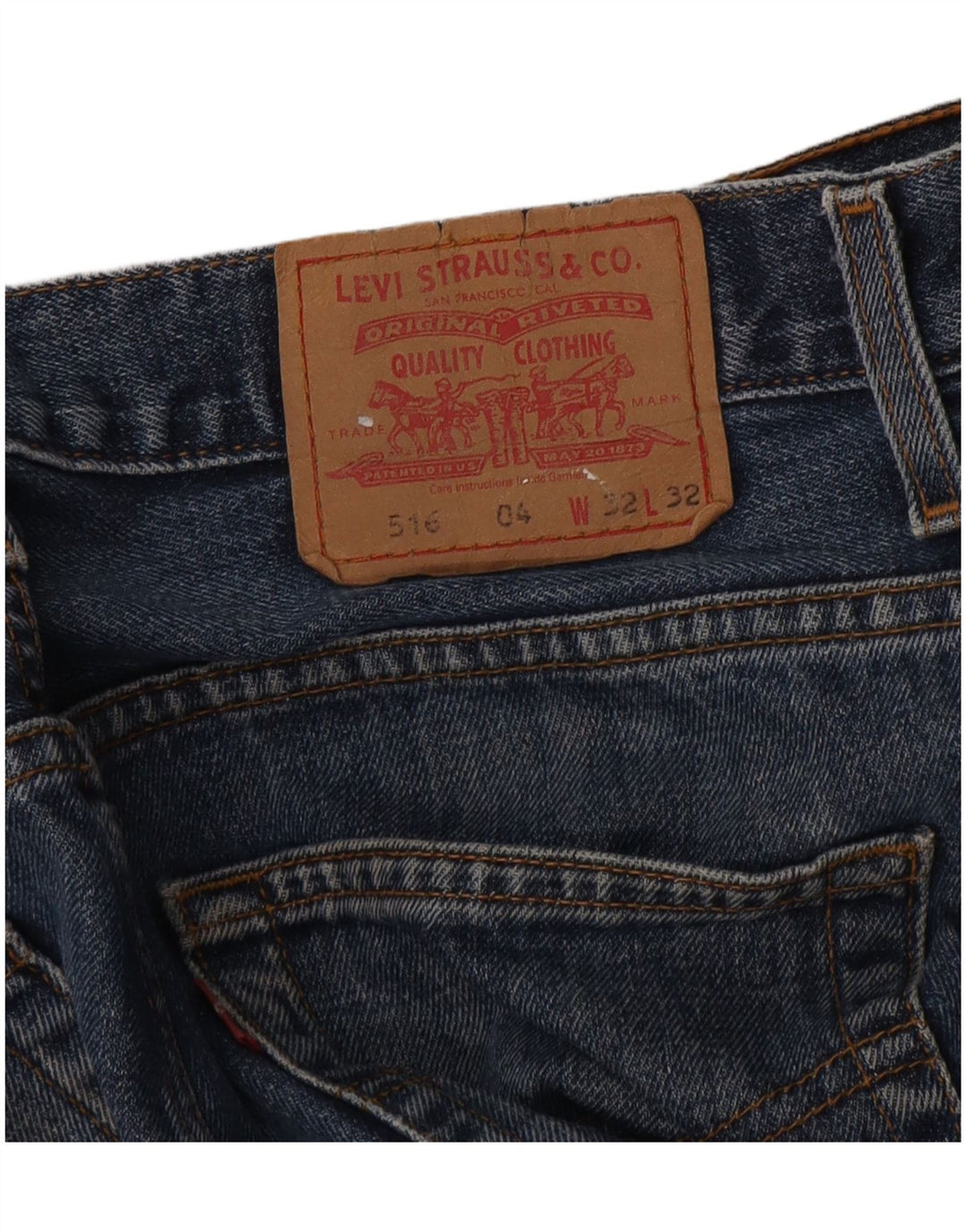 Damskie jeansy Levi's 516 Bootcut W32 L32 Niebieskie