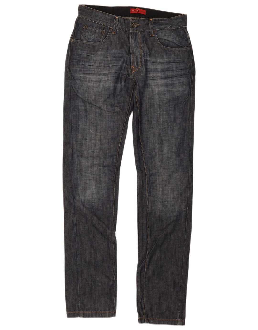 Wampum Męskie jeansy slim W30 L34 Granatowa bawełna