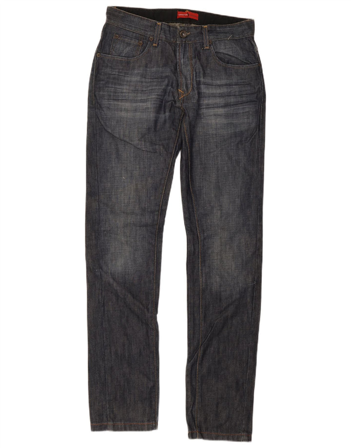 Wampum Męskie jeansy slim W30 L34 Granatowa bawełna