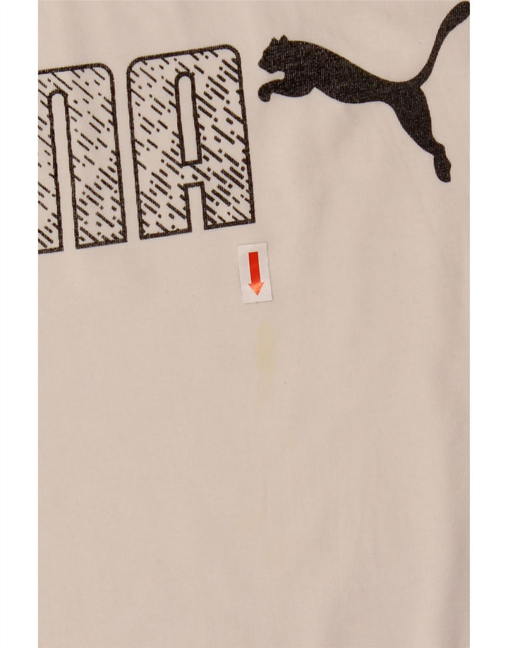 Męska koszulka z grafiką Puma Top, średnia biel
