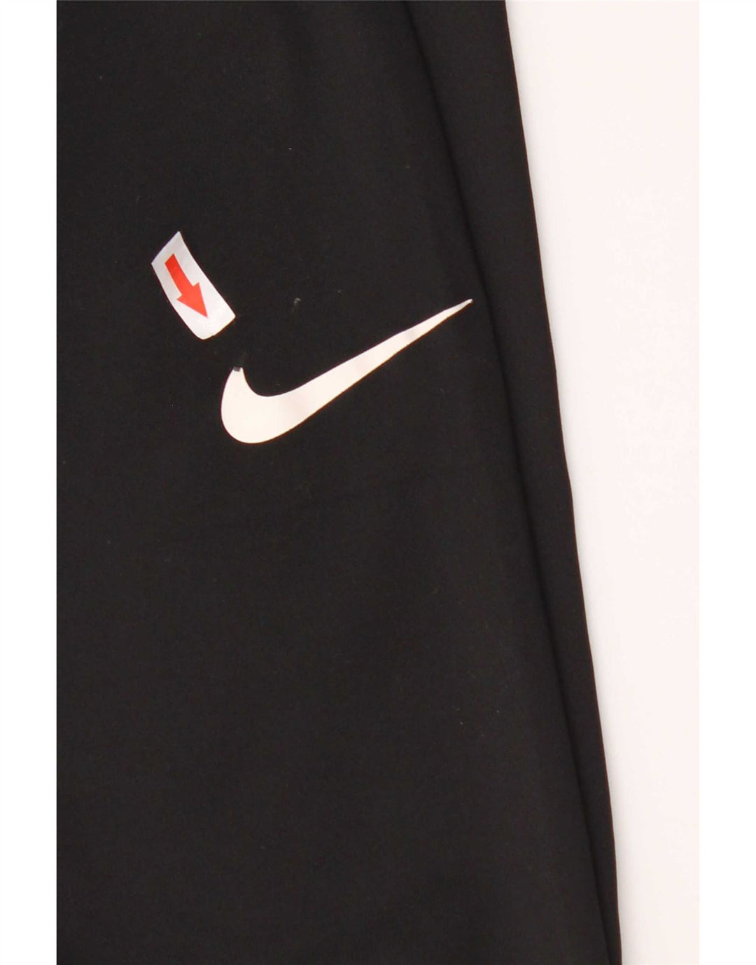 Damskie legginsy Nike Capri Graphic UK 8, małe, czarne, poliestrowe
