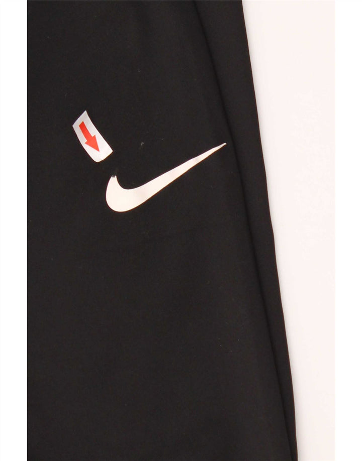Damskie legginsy Nike Capri Graphic UK 8, małe, czarne, poliestrowe