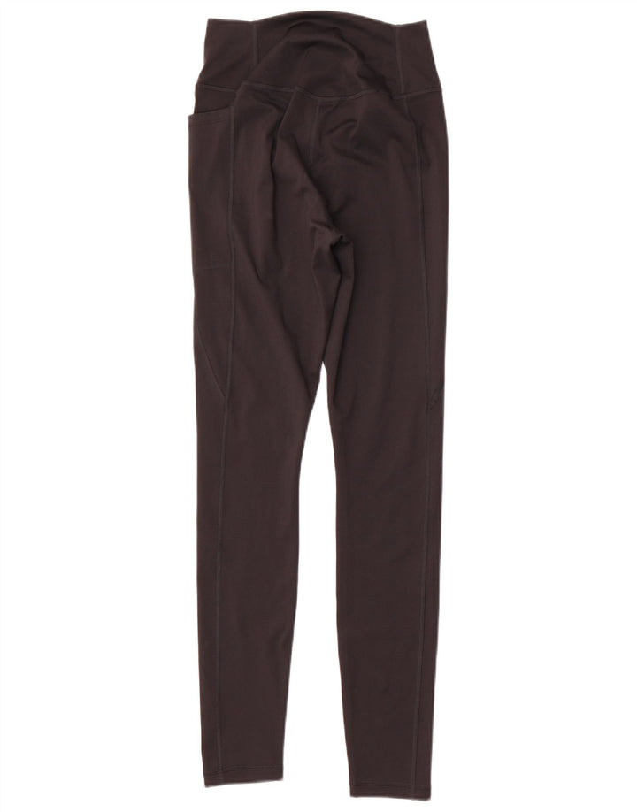 Damskie legginsy Adidas o dopasowanym kroju UK12/14, średni czarny poliester