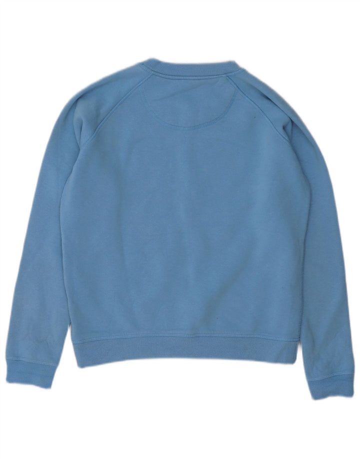 JACK WILLS Damski sweter oversize UK 8, mały, niebieski, bawełniany