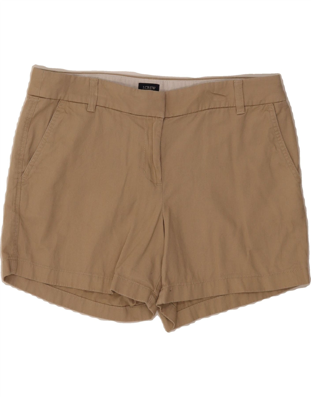 J. CREW Womens Chino Shorts US 10 Large W34 Beige Polyester Vintage J. Crew and Second-Hand J. Crew from Messina Hembry 
