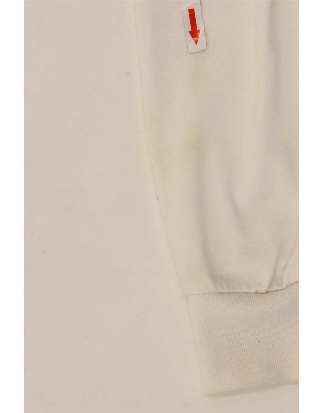 Adidas Męska bluza dresowa, duża, biała, poliestrowa