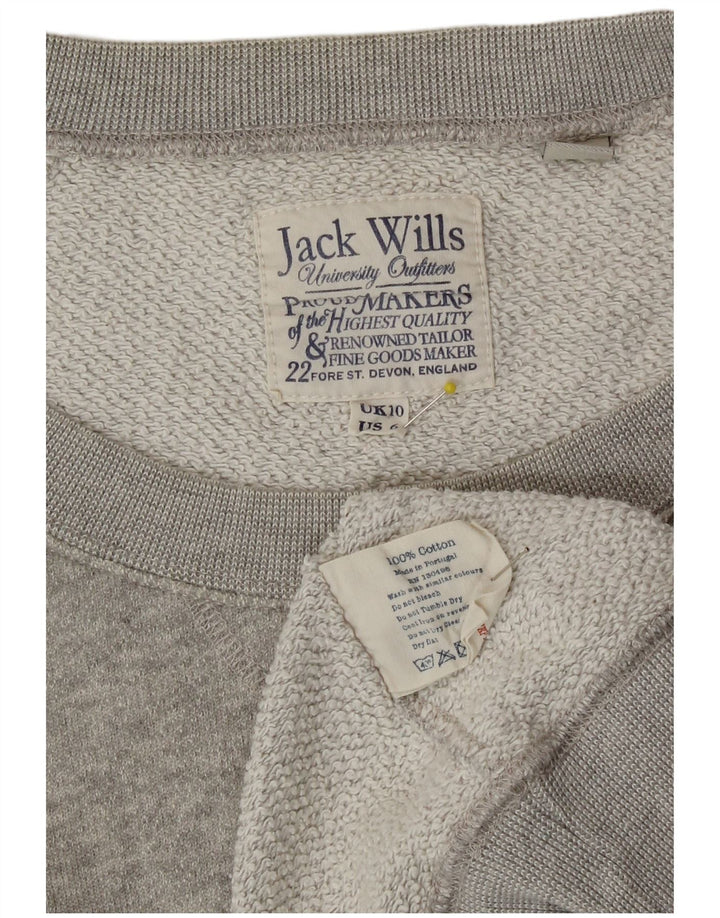 Damska bluza oversize Jack Wills UK 10 Small Grey Flecked