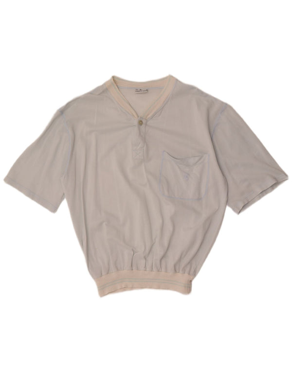 T-shirt męski Cerruti 1881, duży, niebieski, bawełniany