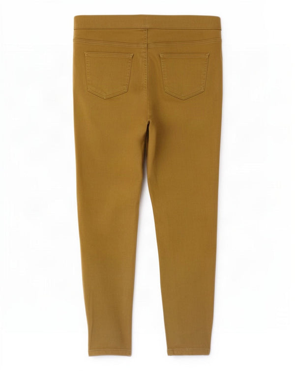 Marks & Spencer Damskie jeansy Crop Jegging UK 16 Large W34 L24 Khaki Cotton