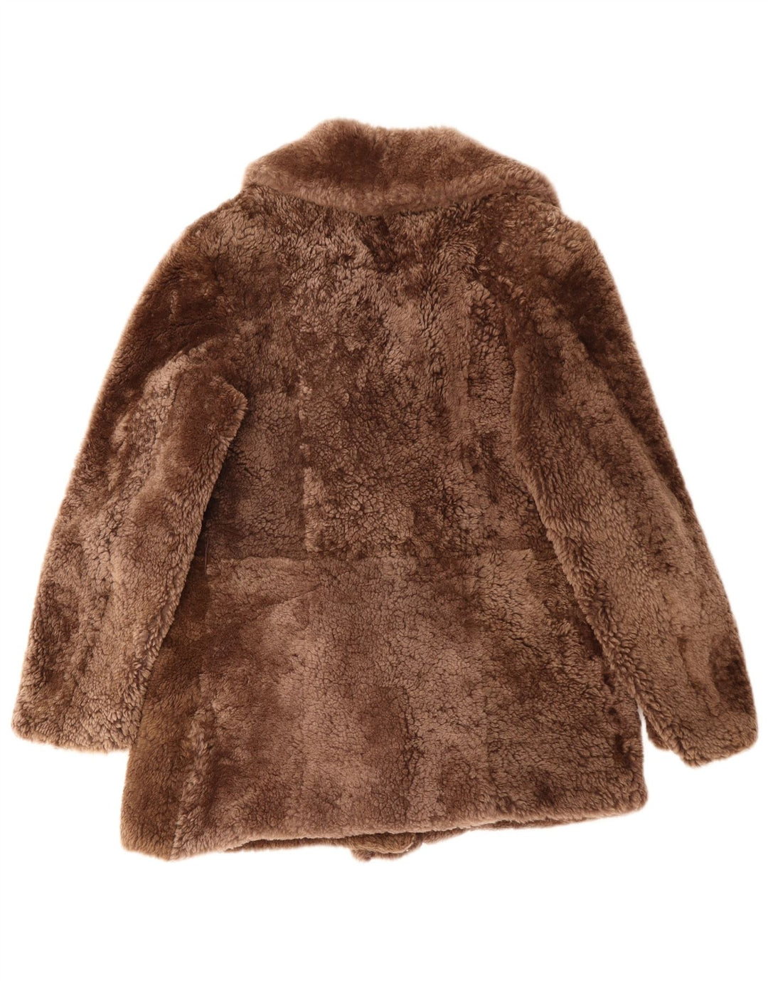 Damska kurtka Shearling z podwójnymi piersiami Anfor IT 44 Średni brąz