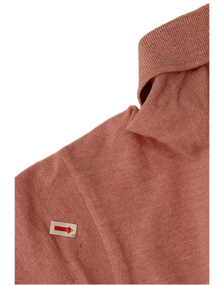 Męska koszulka polo Lacoste, rozmiar 5, duża, różowa, bawełniana