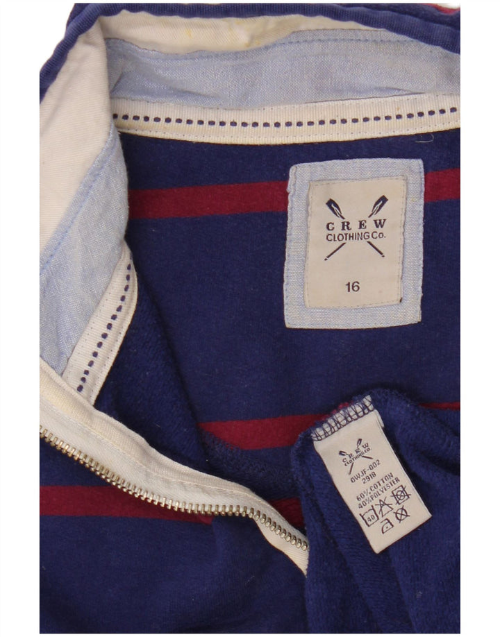 Damska bluza dresowa CREW CLOTHING UK 16 w duże granatowe paski