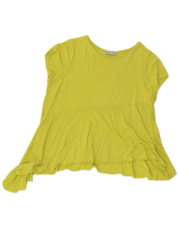 Damska asymetryczna bluzka Zara Top UK 10 Small Green