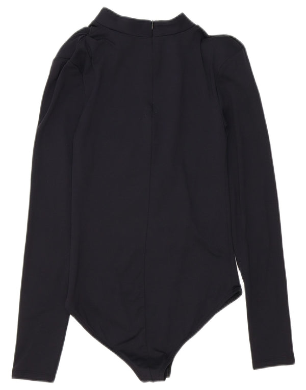 ZARA Womens Bodysuit UK 10 Small Black
