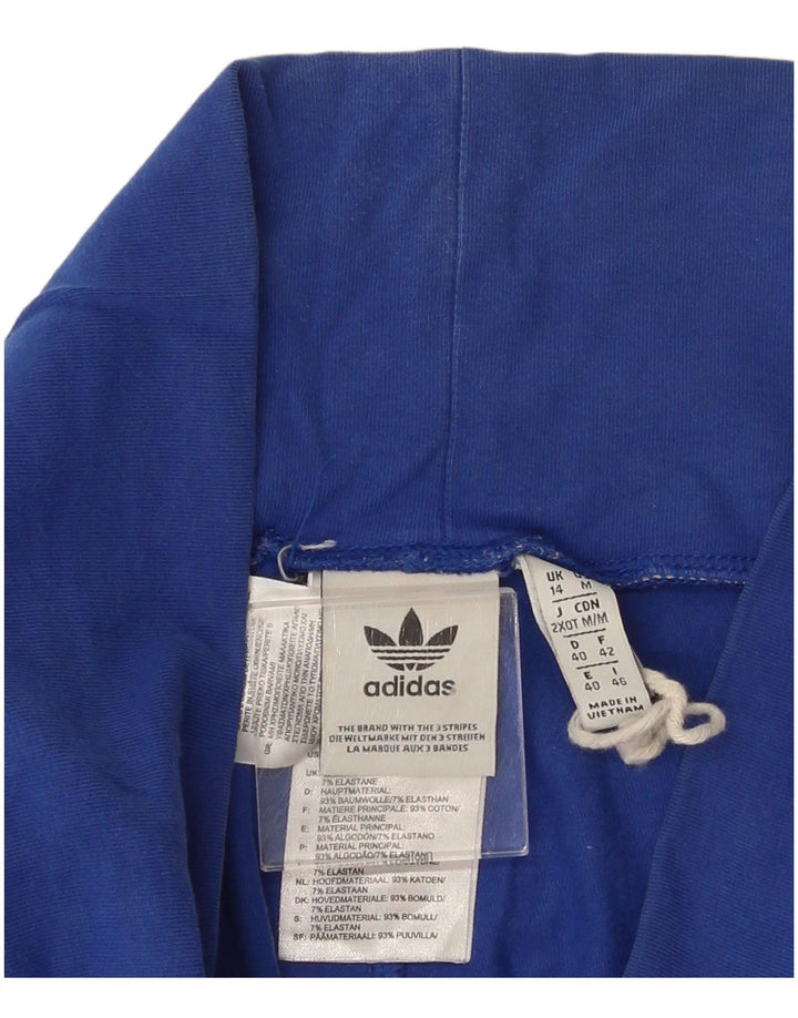 Damskie legginsy Adidas Graphic UK 14 Średni niebieski, bawełniany