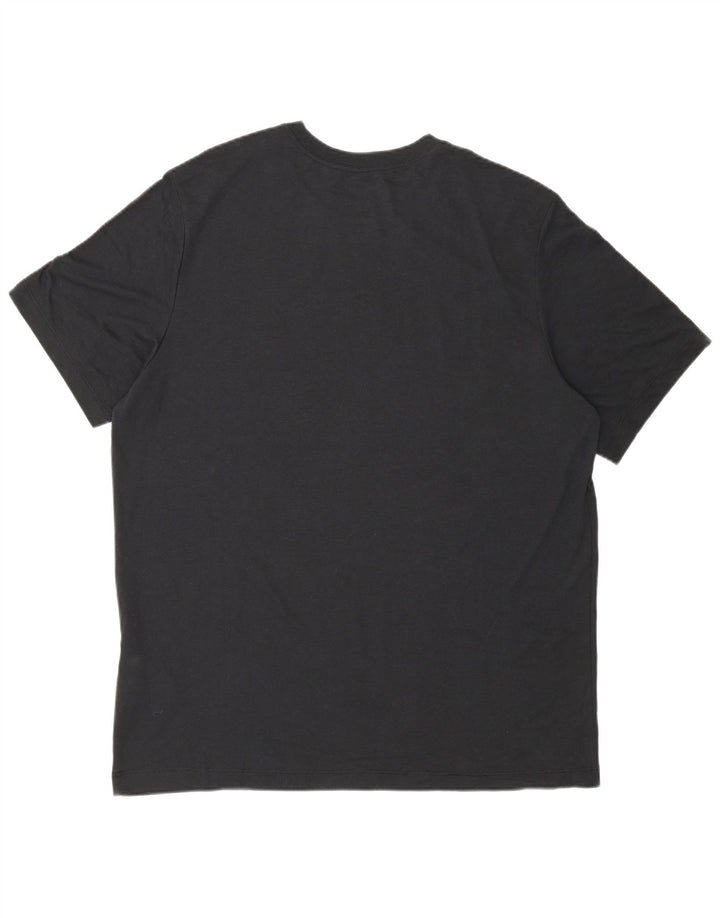 Męski T-shirt z grafiką Nike Dri Fit, XL, czarny, poliester