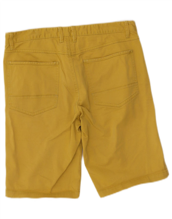 Męskie spodenki Chino Sisley IT 46 Small W32 Żółta bawełna