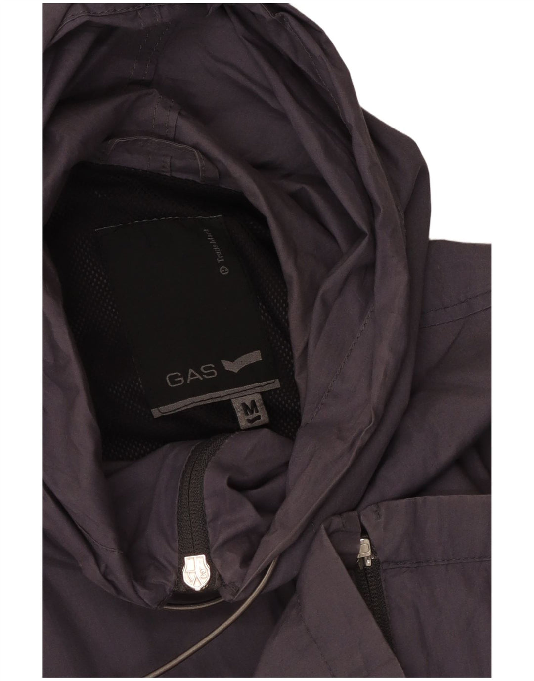 Damska kurtka wiatrówka z kapturem Gas UK 14 Medium Grey