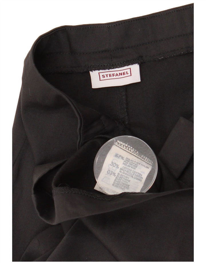 Damska spódnica ołówkowa Stefanel IT 42 Medium W28 Czarny poliamid