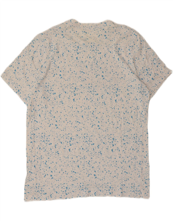 Męski T-shirt z grafiką Nike, duży, biały, bawełniany w cętki