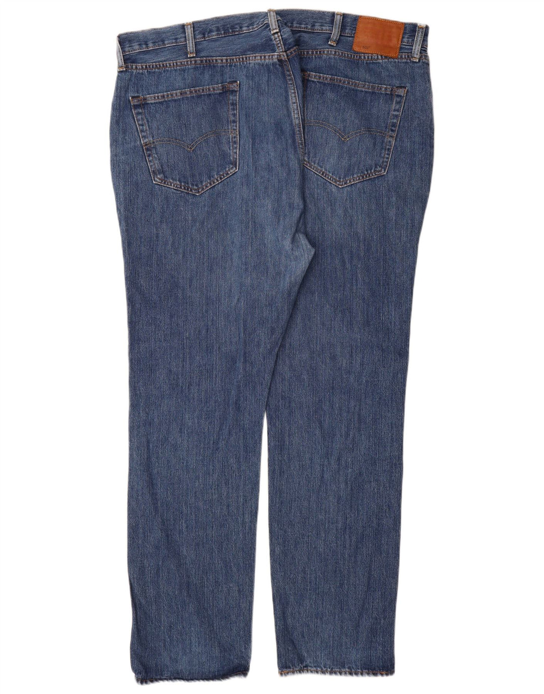 Męskie dżinsy Levi's 501 Straight W44 L34 Niebieska bawełna