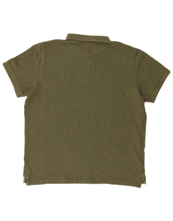 Męska koszulka polo Superdry 2XL, bawełna khaki